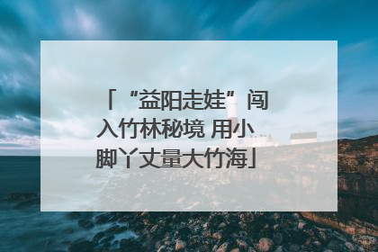 “益阳走娃”闯入竹林秘境 用小脚丫丈量大竹海