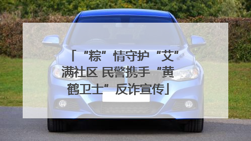 “粽”情守护“艾”满社区 民警携手“黄鹤卫士”反诈宣传