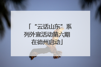 “云话山东”系列外宣活动第六期在德州启动