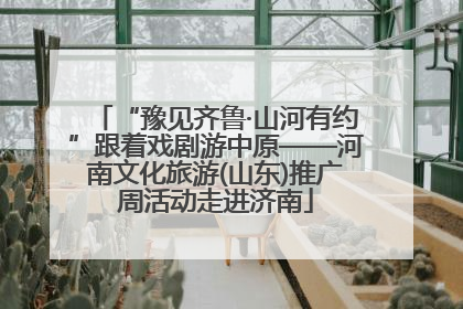 “豫见齐鲁·山河有约”跟着戏剧游中原——河南文化旅游(山东)推广周活动走进济南