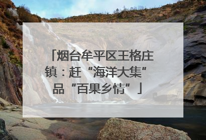 烟台牟平区王格庄镇：赶“海洋大集” 品“百果乡情”