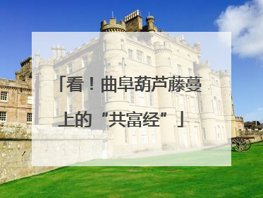 看！曲阜葫芦藤蔓上的“共富经”