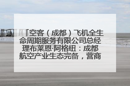 空客（成都）飞机全生命周期服务有限公司总经理布莱恩·阿格纽：成都航空产业生态完备，营商环境优势显著