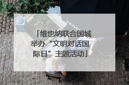 维也纳联合国城举办“文明对话国际日”主题活动