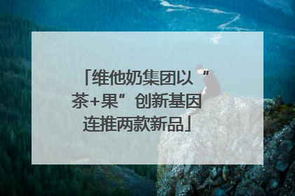 维他奶集团以“茶+果”创新基因连推两款新品