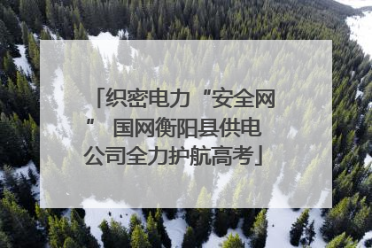 织密电力“安全网” 国网衡阳县供电公司全力护航高考