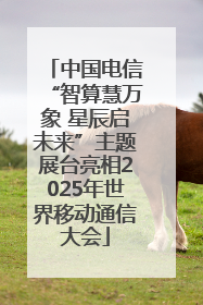 中国电信“智算慧万象 星辰启未来”主题展台亮相2025年世界移动通信大会