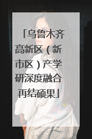 乌鲁木齐高新区（新市区）产学研深度融合再结硕果