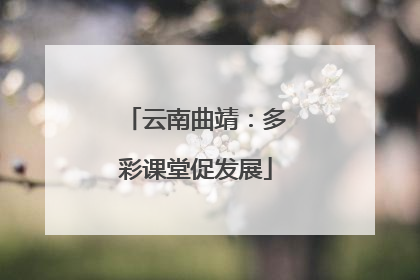云南曲靖：多彩课堂促发展