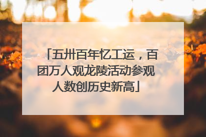 五卅百年忆工运，百团万人观龙陵活动参观人数创历史新高