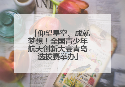 仰望星空、成就梦想！全国青少年航天创新大赛青岛选拔赛举办