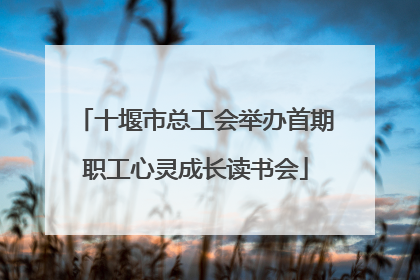 十堰市总工会举办首期职工心灵成长读书会