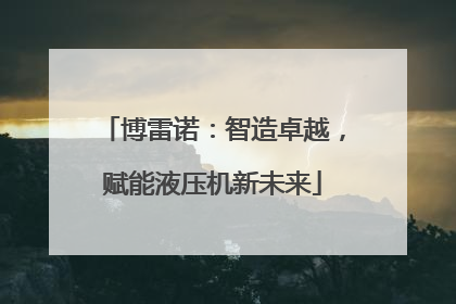 博雷诺：智造卓越，赋能液压机新未来