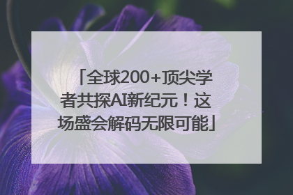 全球200+顶尖学者共探AI新纪元！这场盛会解码无限可能