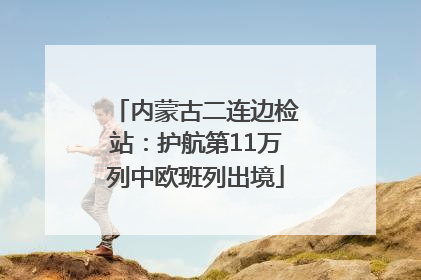 内蒙古二连边检站：护航第11万列中欧班列出境