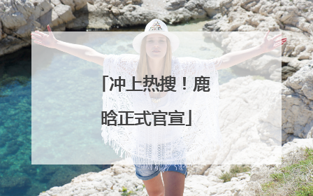 冲上热搜！鹿晗正式官宣