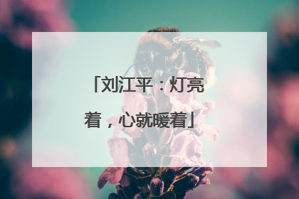 刘江平：灯亮着，心就暖着