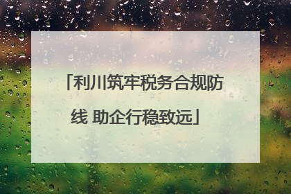 利川筑牢税务合规防线 助企行稳致远
