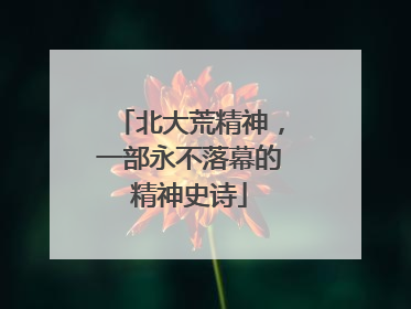 北大荒精神，一部永不落幕的精神史诗