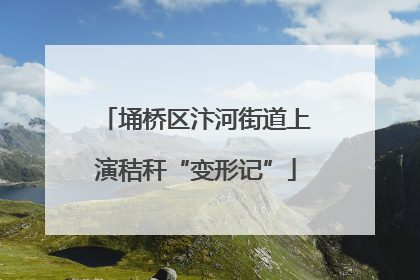 埇桥区汴河街道上演秸秆“变形记”