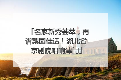 名家新秀荟萃，再谱梨园佳话！湖北省京剧院唱响津门