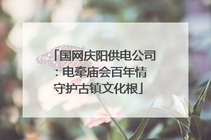 国网庆阳供电公司：电牵庙会百年情 守护古镇文化根