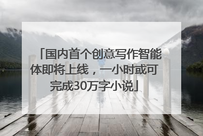 国内首个创意写作智能体即将上线，一小时或可完成30万字小说