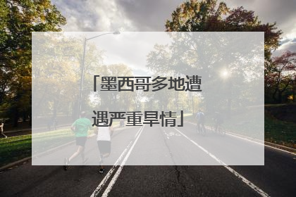 墨西哥多地遭遇严重旱情