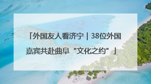 外国友人看济宁｜38位外国嘉宾共赴曲阜“文化之约”