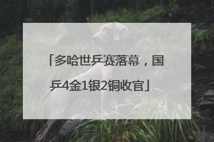 多哈世乒赛落幕，国乒4金1银2铜收官