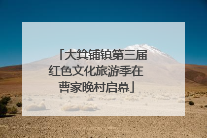 大箕铺镇第三届红色文化旅游季在曹家晚村启幕