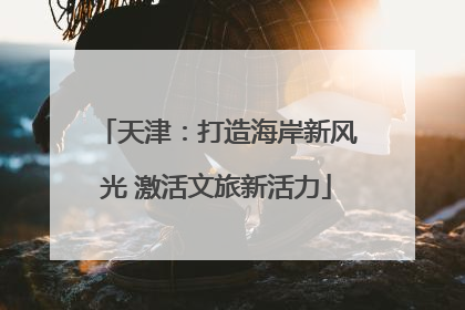 天津：打造海岸新风光 激活文旅新活力