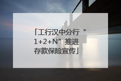 工行汉中分行“1+2+N”推进存款保险宣传