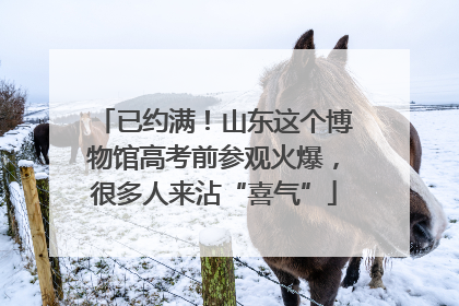 已约满！山东这个博物馆高考前参观火爆，很多人来沾“喜气”