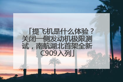 提飞机是什么体验？关闭一侧发动机极限测试，南航湖北首架全新C909入列