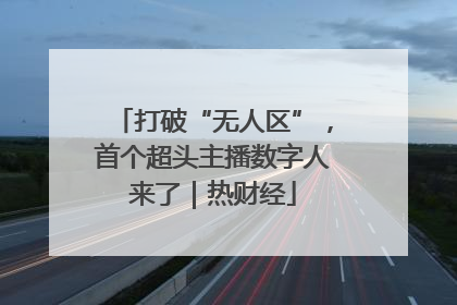 打破“无人区”，首个超头主播数字人来了｜热财经
