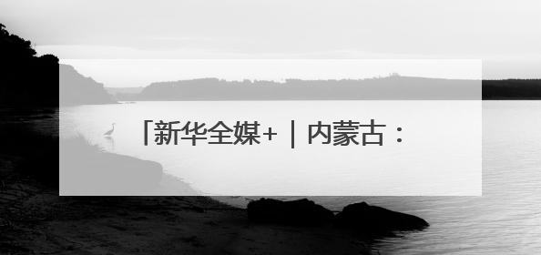 新华全媒+｜内蒙古：沙海之中建“蓝海”