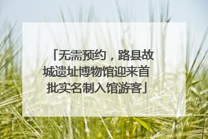 无需预约，路县故城遗址博物馆迎来首批实名制入馆游客