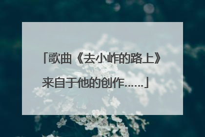 歌曲《去小岞的路上》来自于他的创作……