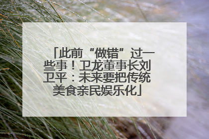 此前“做错”过一些事！卫龙董事长刘卫平：未来要把传统美食亲民娱乐化