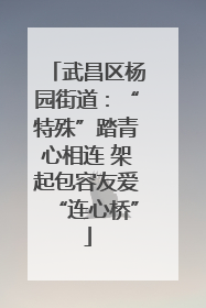 武昌区杨园街道：“特殊”踏青心相连 架起包容友爱“连心桥”