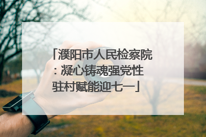 濮阳市人民检察院：凝心铸魂强党性 驻村赋能迎七一