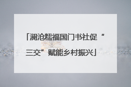 澜沧糯福国门书社促“三交”赋能乡村振兴