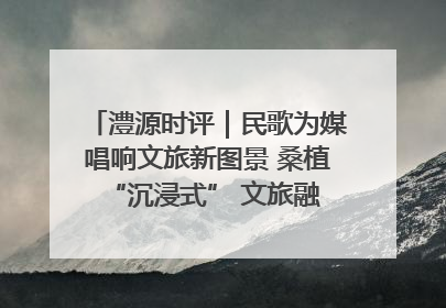 澧源时评｜民歌为媒唱响文旅新图景 桑植 “沉浸式” 文旅融合的破圈启示