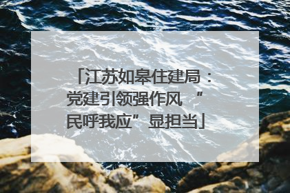 江苏如皋住建局：党建引领强作风 “民呼我应”显担当