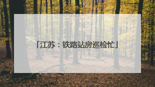 江苏：铁路站房巡检忙
