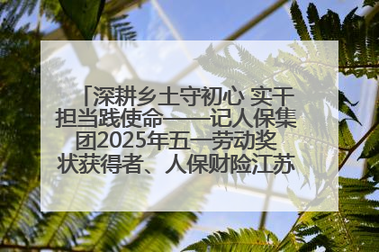 深耕乡土守初心 实干担当践使命——记人保集团2025年五一劳动奖状获得者、人保财险江苏南通海安支公司