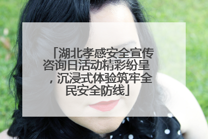 湖北孝感安全宣传咨询日活动精彩纷呈，沉浸式体验筑牢全民安全防线