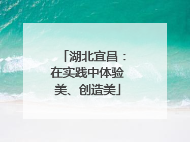 湖北宜昌：在实践中体验美、创造美