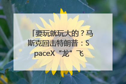 要玩就玩大的？马斯克回击特朗普：SpaceX“龙”飞船将立即退役！